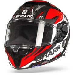 Shark Spartan GT Carbon Urikan Carbon Rood Wit DRW Integraalhelm -Shark-Motorfietsonderdelen shark spartan gt carbon urikan carbon red white drw frontpage