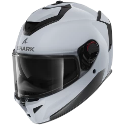 Shark Spartan GT Pro Blank Light Wit Glanzend W03 Integraalhelm -Shark-Motorfietsonderdelen shark spartan gt pro blank light white glossy w03 1