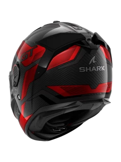 Shark Spartan GT Pro Ritmo Carbon Carbon Rood Chrom DRU Integraalhelm -Shark-Motorfietsonderdelen shark spartan gt pro ritmo carbon carbon red chrom dru 2 2