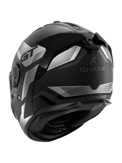 Shark Spartan GT Pro Ritmo Carbon Mat Carbon Zilver Chrom DSU Integraalhelm