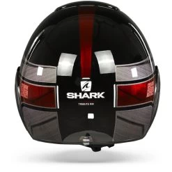 Shark Street Drak Tribute Rm Zwart Chrom Rood KUR Jethelm -Shark-Motorfietsonderdelen shark street drak tribute rm black chrome red kur.19