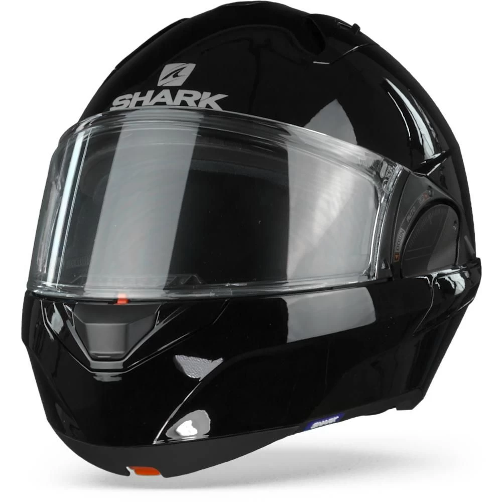 Shark Evo ES BLK Blank Zwart Systeemhelm 1 Shark Evo ES BLK Blank Zwart Systeemhelm