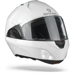 Shark Evo ES WHU Blank Wit Azuur Systeemhelm -Shark-Motorfietsonderdelen shark evo es white azur whu.33 1