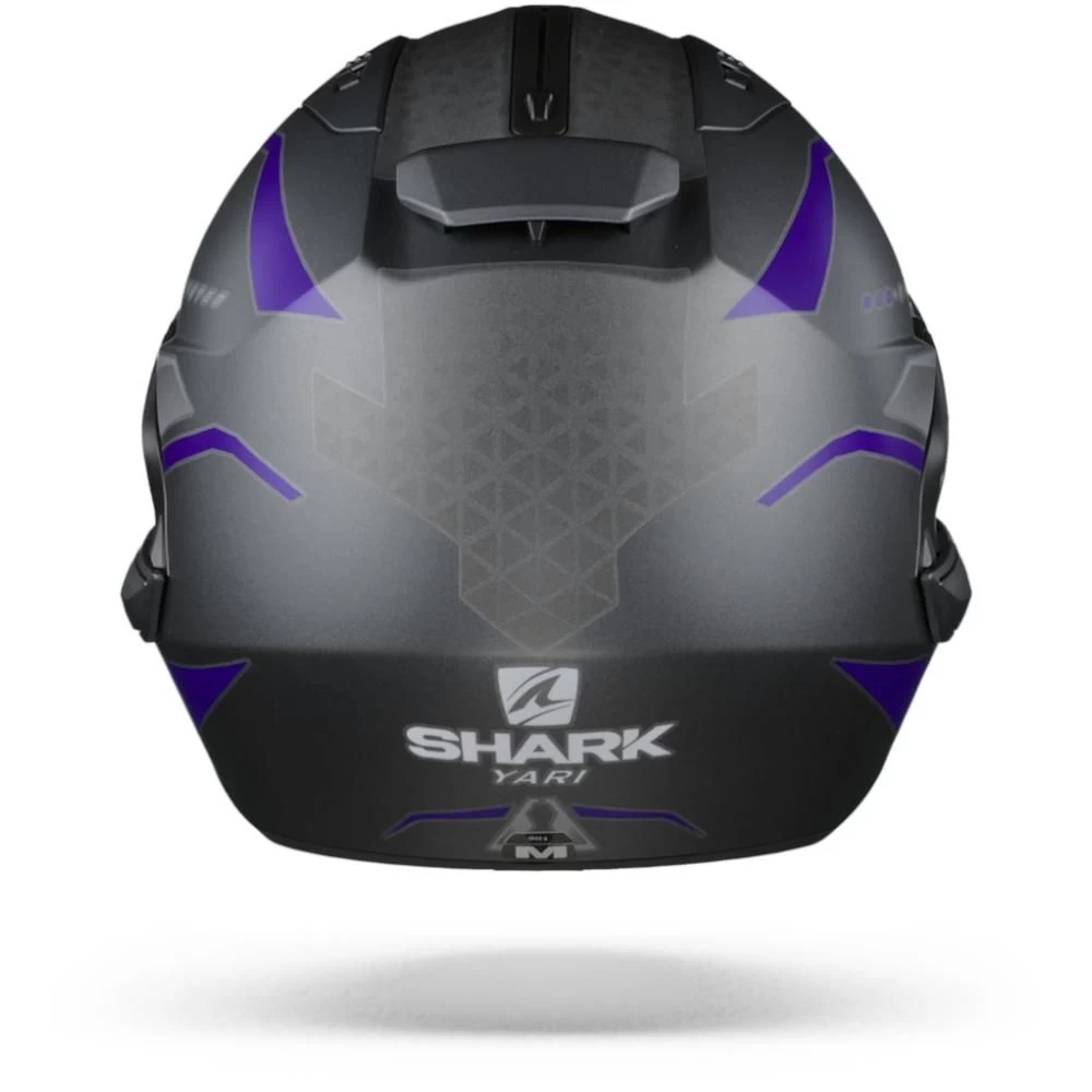 Shark Evo ES Yari ABS Mat Antraciet Blauw Zilver Systeemhelm 1 Shark Evo ES Yari ABS Mat Antraciet Blauw Zilver Systeemhelm