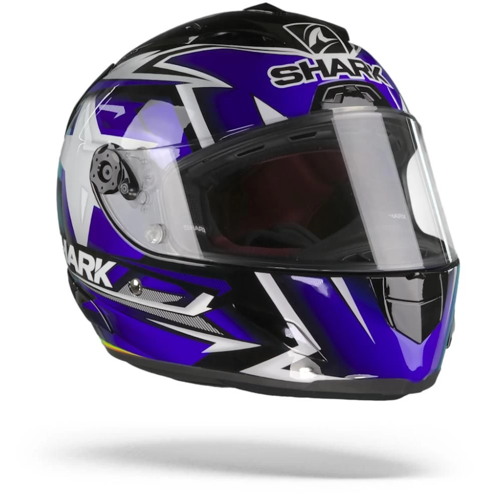 Shark Race-R Pro Oliveira 2019 Zwart Blauw Wit KBW Integraalhelm 1 Shark Race-R Pro Oliveira 2019 Zwart Blauw Wit KBW Integraalhelm