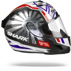 Shark Race-R Pro Carbon Zarco GP France 2019 Carbon Chrome Rood DUR Integraalhelm -Shark-Motorfietsonderdelen shark racerprocarbon zarco gpfrance019.29 1