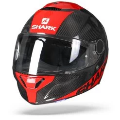 Shark Spartan Carbon 1.2 Skin Carbon DRR Rood Rood Integraalhelm -Shark-Motorfietsonderdelen shark spartan carbon skin drr red red.04 1