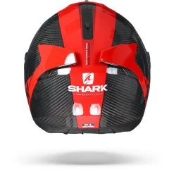Shark Spartan Carbon 1.2 Skin Carbon DRR Rood Rood Integraalhelm -Shark-Motorfietsonderdelen shark spartan carbon skin drr red red.19 1
