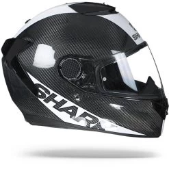 Shark Spartan Carbon 1.2 Skin Carbon DWS Wit Zilver Integraalhelm