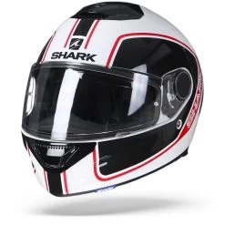 Shark Spartan 1.2 Priona WKR Wit Zwart Rood Integraalhelm -Shark-Motorfietsonderdelen shark spartan priona wkr white.04 1