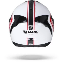 Shark Spartan 1.2 Priona WKR Wit Zwart Rood Integraalhelm