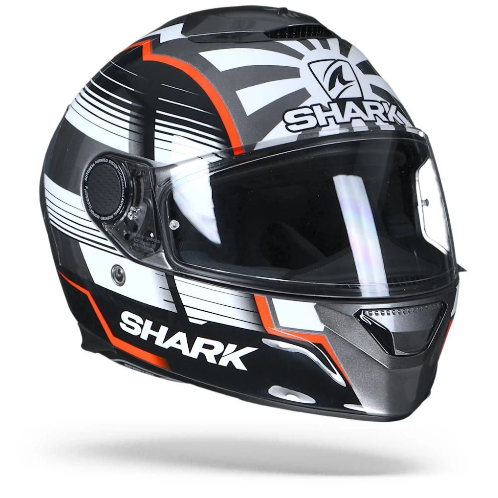 Shark Spartan 1.2 Zarco Malaysian GP AWR Antraciet Wit Rood Integraalhelm 2 Shark Spartan 1.2 Zarco Malaysian GP AWR Antraciet Wit Rood Integraalhelm - Afbeelding 2