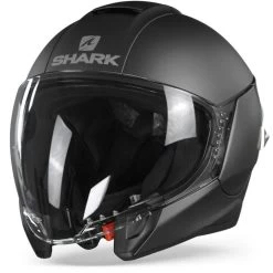 Shark Citycruiser AMA Blank Mat Antraciet Jethelm -Shark-Motorfietsonderdelen sharkcitycruiserblankama frontpage