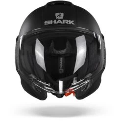 Shark Citycruiser KMA Blank Mat Zwart Jethelm -Shark-Motorfietsonderdelen sharkcitycruiserblankmatkma.01
