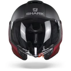 Shark Citycruiser RAR Dual Blank Mat Rood Antraciet Rood Jethelm 11 Shark Citycruiser RAR Dual Blank Mat Rood Antraciet Rood Jethelm -Shark-Motorfietsonderdelen sharkcitycruiserdualblankmatrar.01