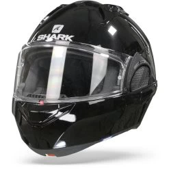 Shark Evo GT Blank Zwart Systeemhelm -Shark-Motorfietsonderdelen sharkevogtblankblack frontpage