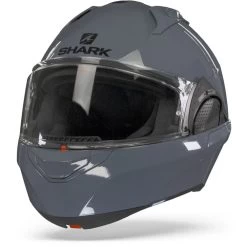 Shark Evo GT Blank Zilver Systeemhelm -Shark-Motorfietsonderdelen sharkevogtblanksilver frontpage