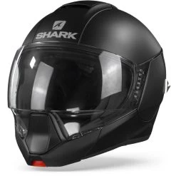 Shark Evojet KMA Blank Mat Zwart Systeemhelm