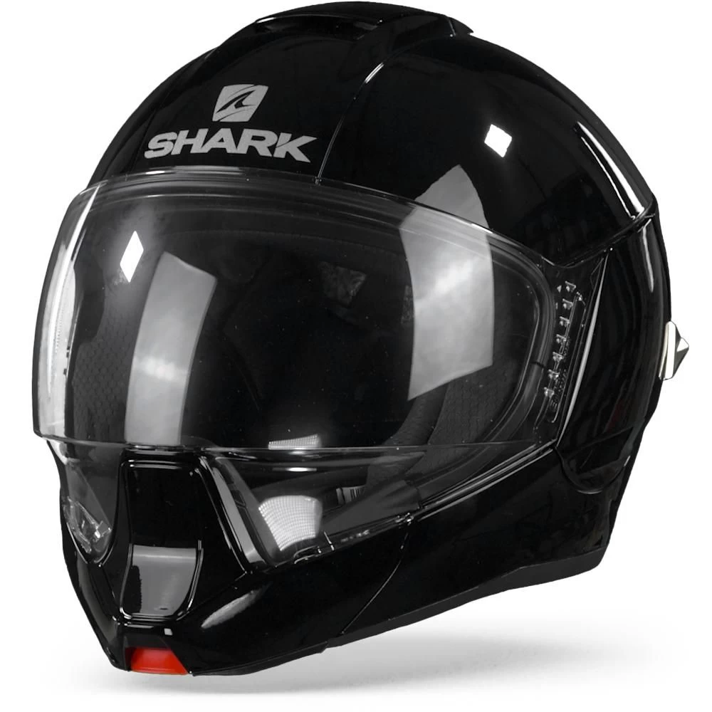 Shark Evojet BLK Blank Zwart Systeemhelm 2 Shark Evojet BLK Blank Zwart Systeemhelm - Afbeelding 2