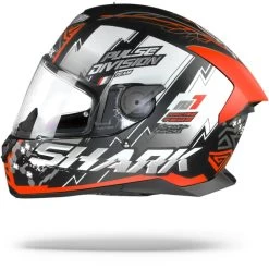 Shark Skwal 2 Noxxys Mat Zwart Rood Zilver KRS Integraalhelm -Shark-Motorfietsonderdelen sharkskwal2.2noxxysmatkrs.10 1