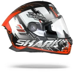 Shark Skwal 2 Noxxys Mat Zwart Rood Zilver KRS Integraalhelm -Shark-Motorfietsonderdelen sharkskwal2.2noxxysmatkrs.29 1