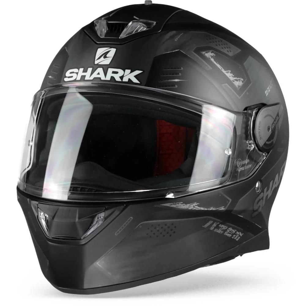 Shark Skwal 2 Venger Mat Zwart Antraciet Antraciet KAA Integraalhelm 5 Shark Skwal 2 Venger Mat Zwart Antraciet Antraciet KAA Integraalhelm - Afbeelding 5