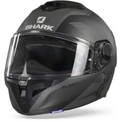 Shark Spartan GT Elgen KAA Mat Zwart Antraciet Antraciet Integraalhelm -Shark-Motorfietsonderdelen sharkspartangtelgenmatkaa frontpage