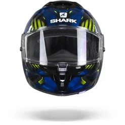 Shark Spartan GT Replikan KUB Zwart Chrome Blauw Integraalhelm -Shark-Motorfietsonderdelen sharkspartangtreplikankub.01