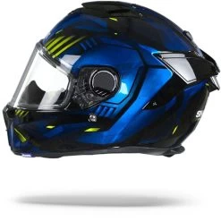 Shark Spartan GT Replikan KUB Zwart Chrome Blauw Integraalhelm -Shark-Motorfietsonderdelen sharkspartangtreplikankub.11
