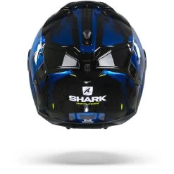 Shark Spartan GT Replikan KUB Zwart Chrome Blauw Integraalhelm -Shark-Motorfietsonderdelen sharkspartangtreplikankub.19
