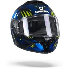Shark Spartan GT Replikan KUB Zwart Chrome Blauw Integraalhelm -Shark-Motorfietsonderdelen sharkspartangtreplikankub.35