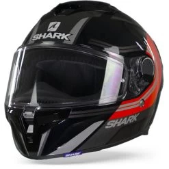 Shark Spartan GT Tracker KRS Zwart Rood Zilver Integraalhelm -Shark-Motorfietsonderdelen sharkspartangttrackerkrs frontpage