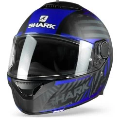 Shark Spartan 1.2 Kobrak Mat Zwart Blauw Blauw KBB Integraalhelm -Shark-Motorfietsonderdelen sharkspartankobrakkbb frontpage