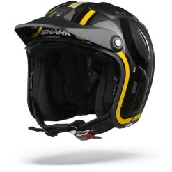 Shark X-Drak 2 Thrust-R KAO Zwart Antraciet Oranje Jethelm -Shark-Motorfietsonderdelen sharkx drak2thrustblackanthorange.04 1