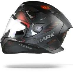Shark Skwal 2 Venger KAR Mat Zwart Antraciet Rood Integraalhelm -Shark-Motorfietsonderdelen skwal2.2vengermatkar.10 1