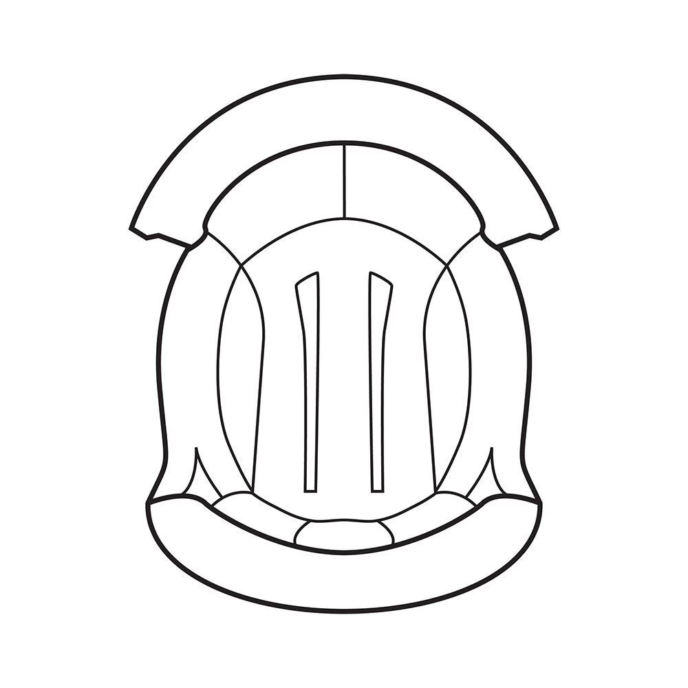 Shark Spartan Fabric Cap Lining IN5050PBLUS 1 Shark Spartan Fabric Cap Lining IN5050PBLUS